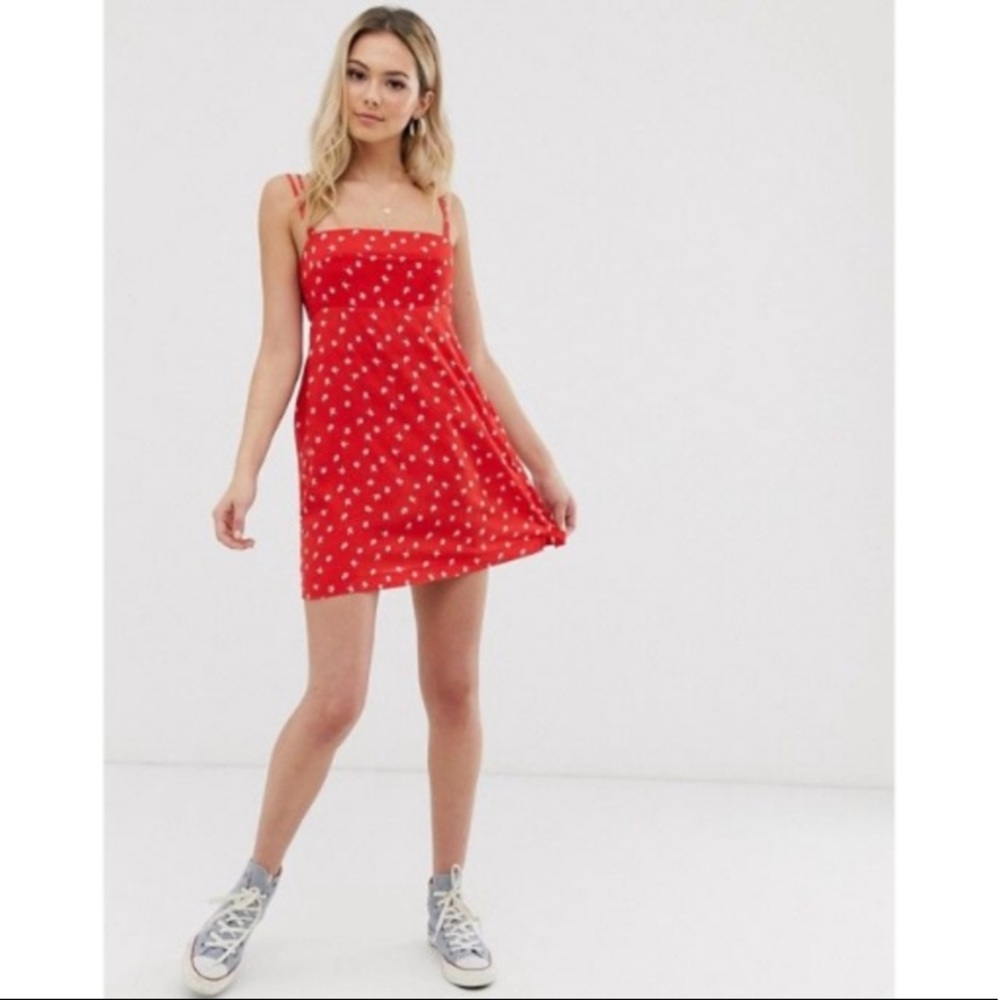NWT Free People Wild Child Printed Mini Dress